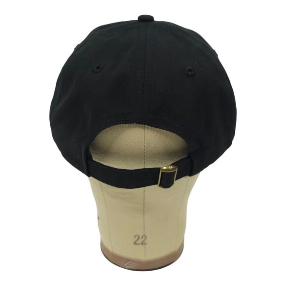 Crazy Cat Grooming Embroidered Logo Tuck Strap Cap Trucker Baseball Black Hat - Picture 4 of 13